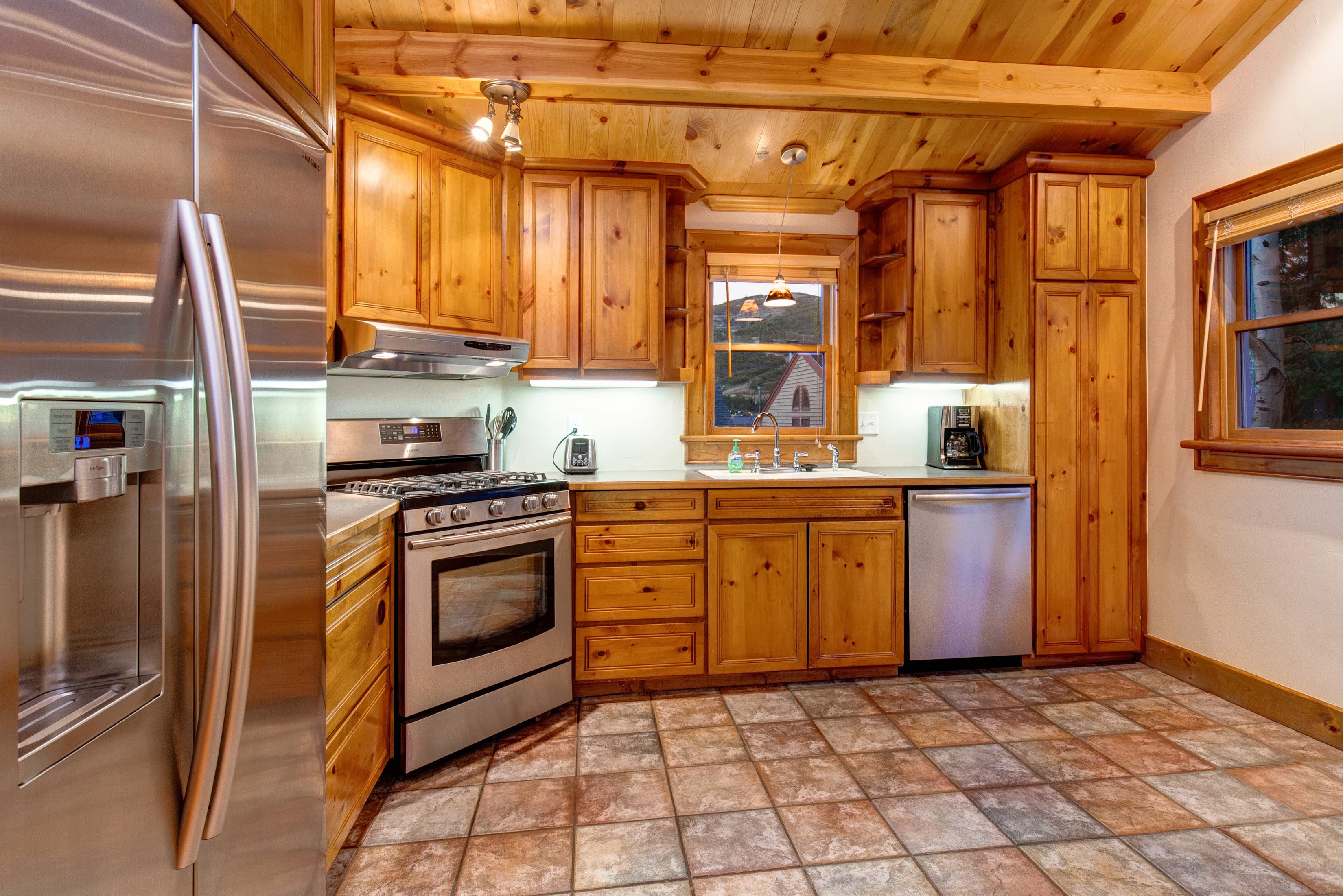 All stainless appliances