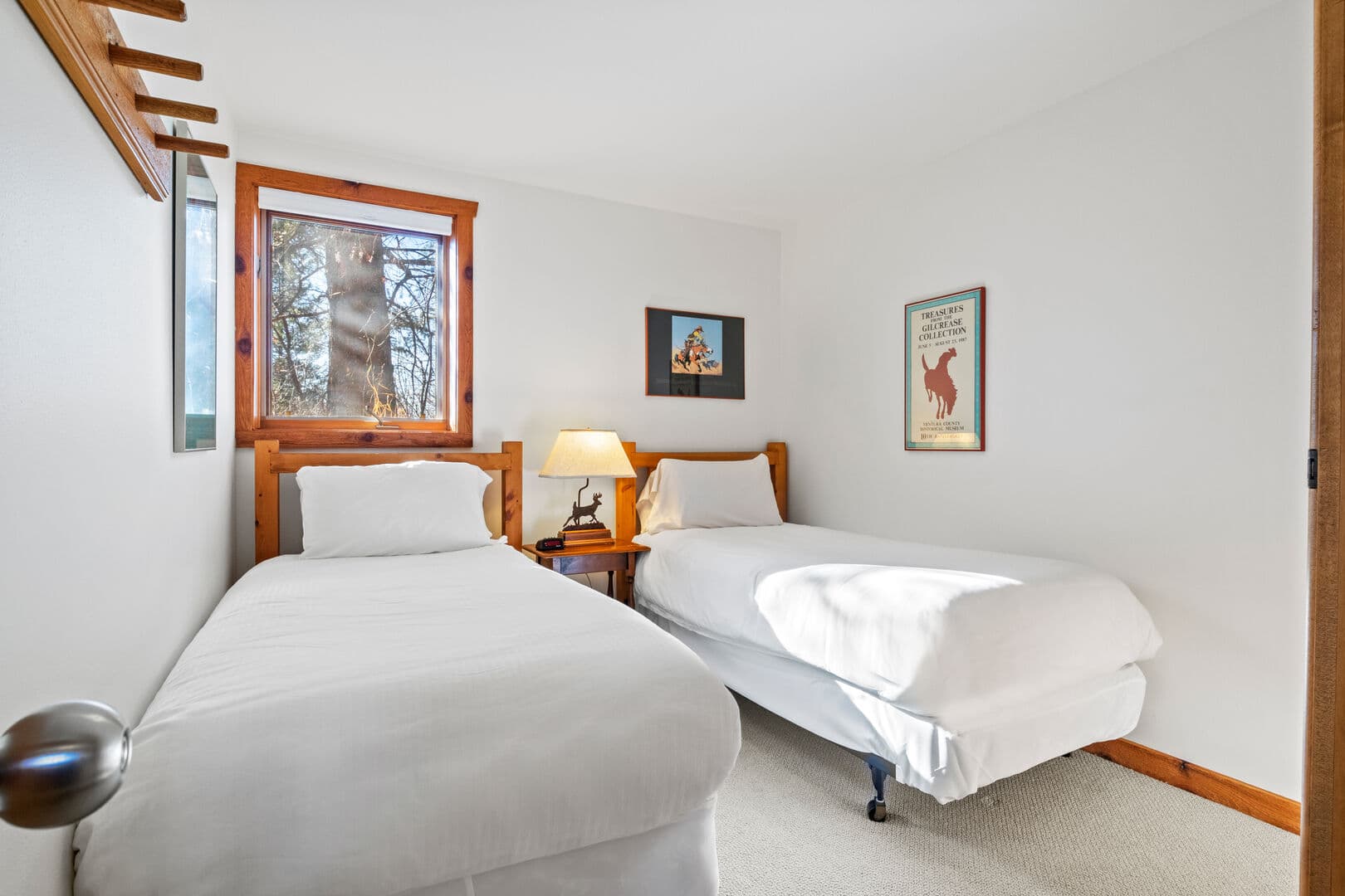 1st Lower Bedroom: Twins
(King Conversion Available for a Fee)