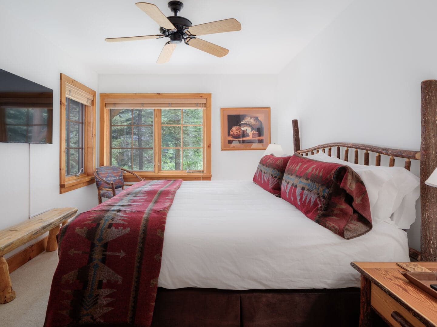 2nd King Bedroom with Attached Bathroom (Lower Level)