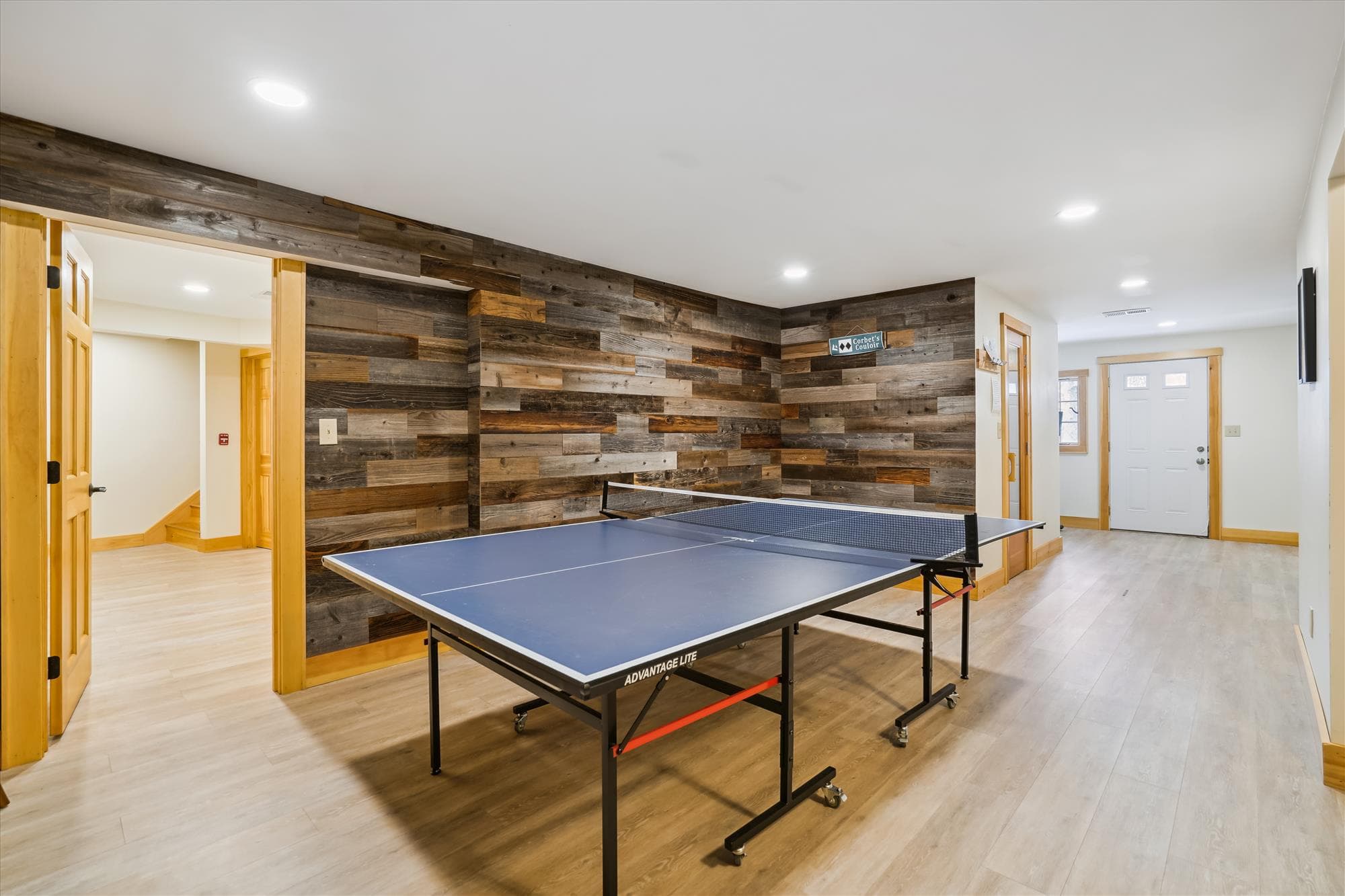 Have a friendly game of ping pong.