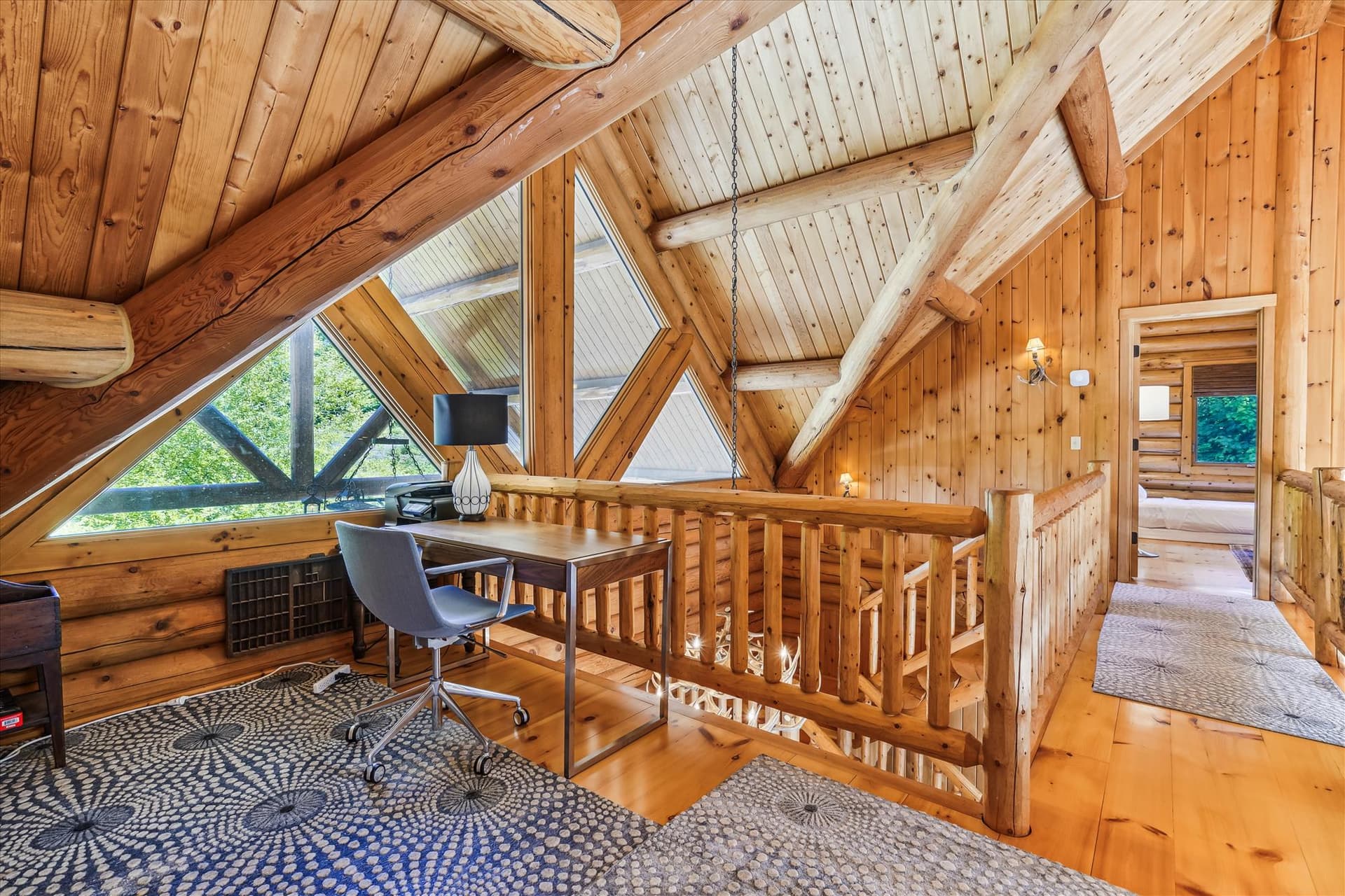 Chill out in the loft area.