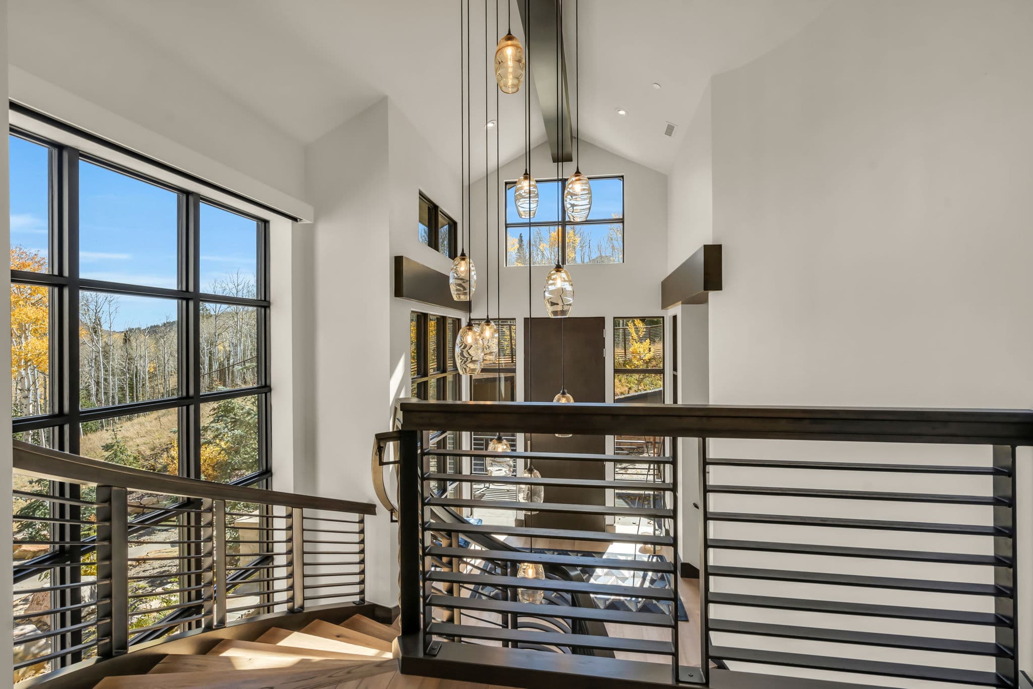 View of the Entrance Door from the Stairs