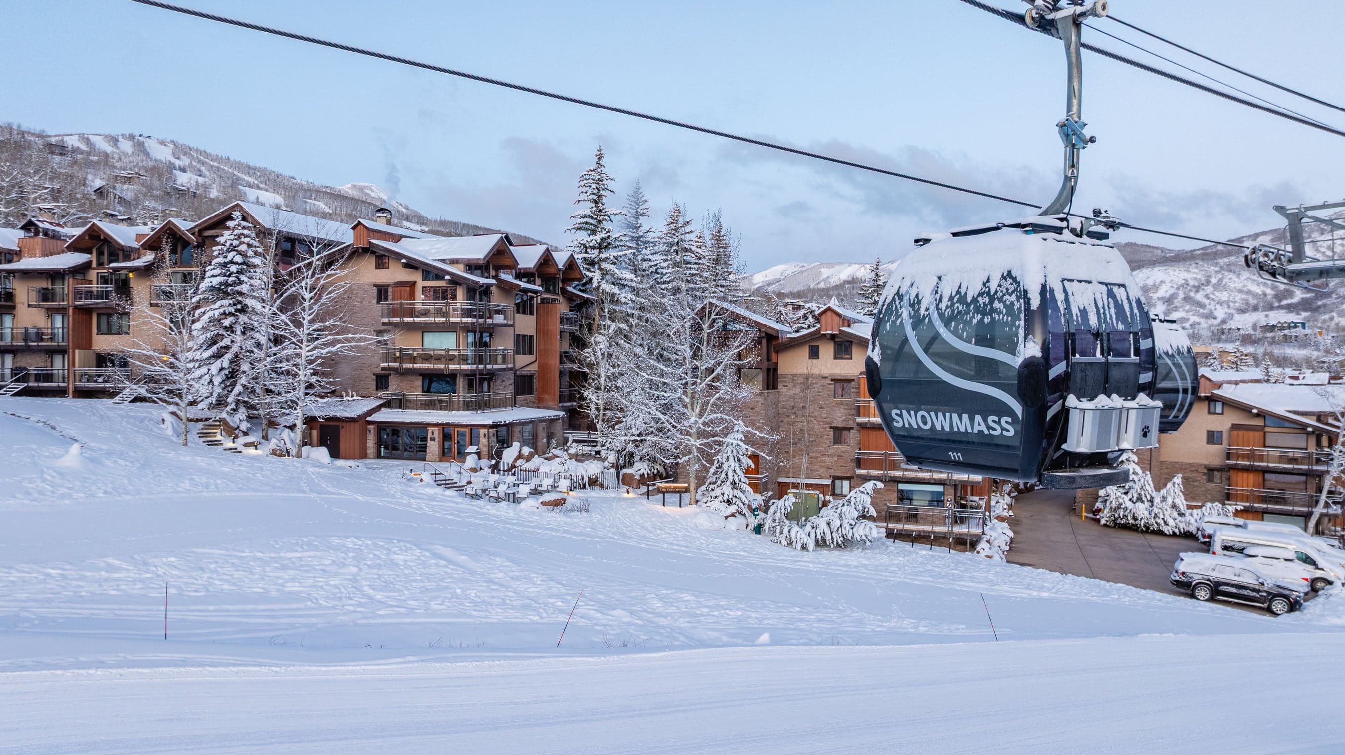 Prime slope side location with ski-in, ski-out access. No shuttles needed - step outside and you're already on the mountain!
