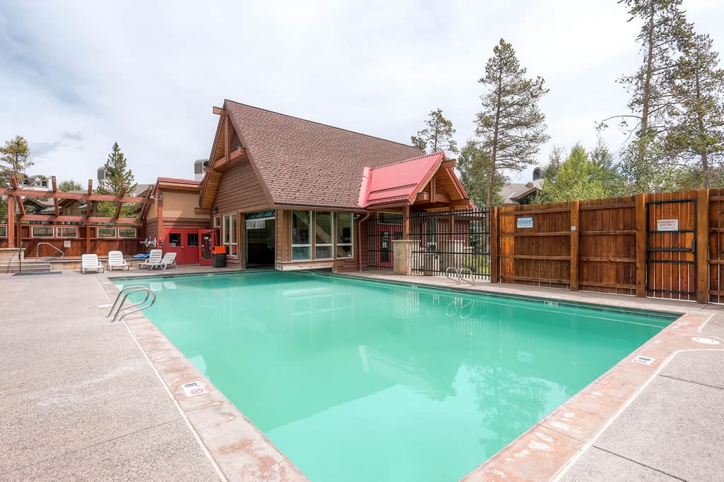Upper Village Pool - Park Place 101C - Breckenridge Vacation Rental