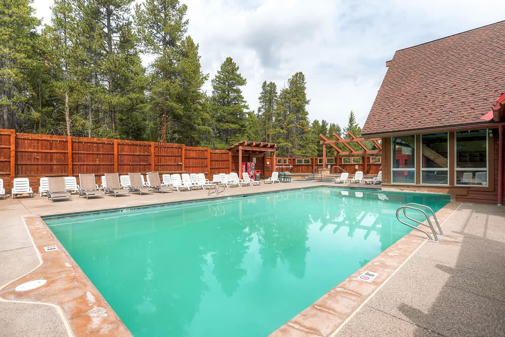 Upper Village Pool - Park Place 101C - Breckenridge Vacation Rental