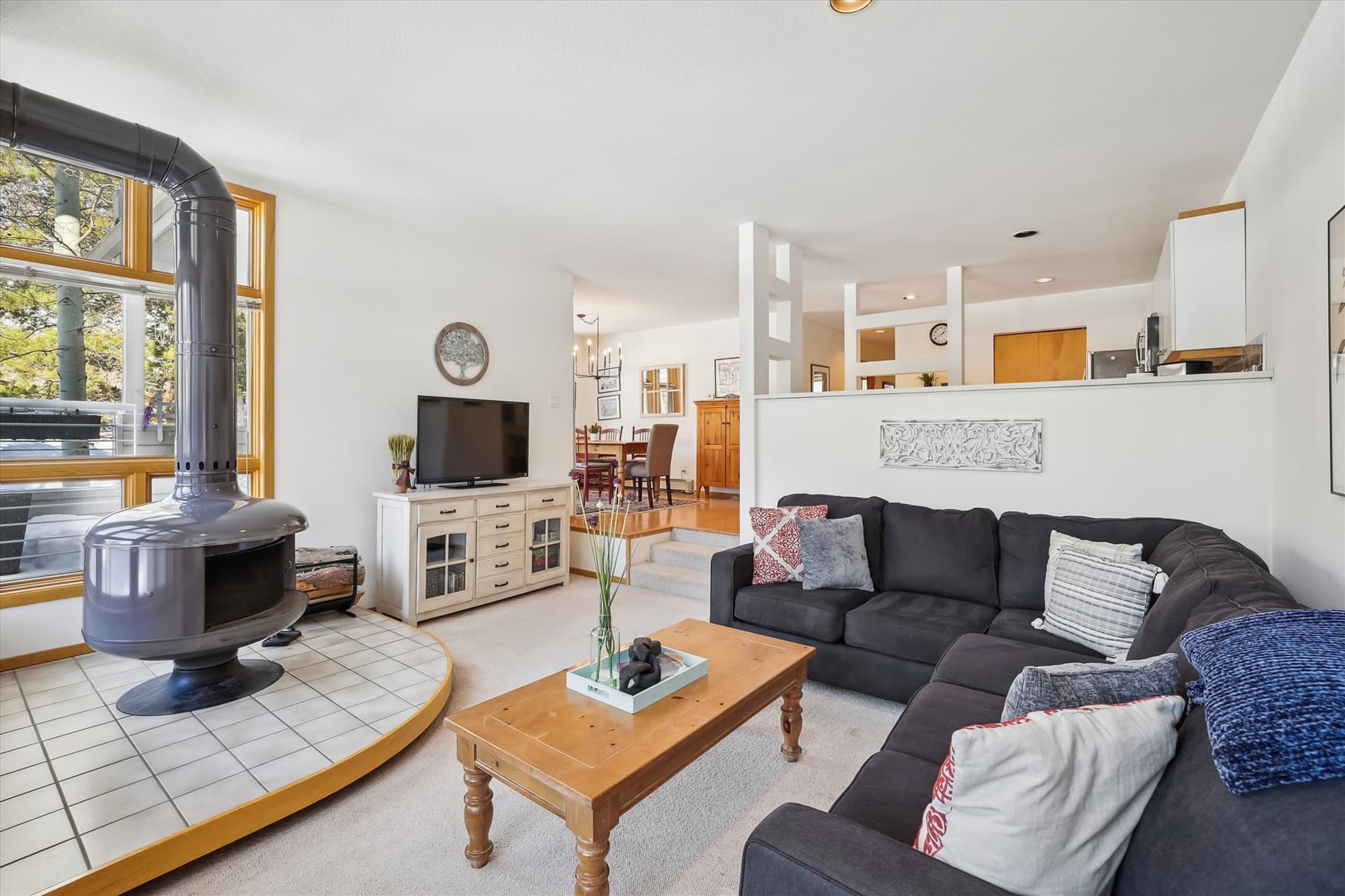 Living Area - River Glen 107C - Frisco Vacation Rental