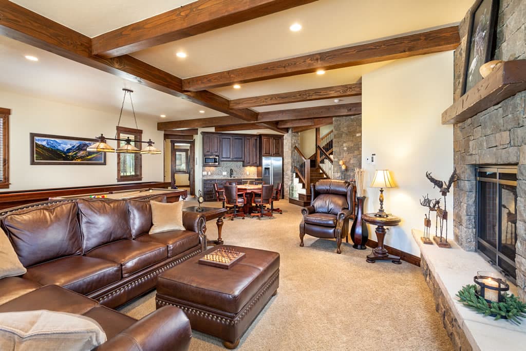 Family Room, Slopeside Manor, Breckenridge Vacation Rental