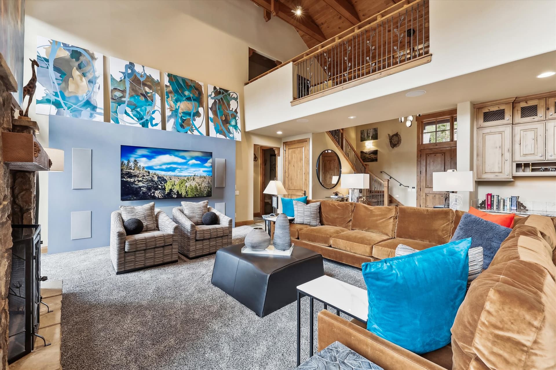 Living Room, Snow Mansion, Breckenridge Vacation Rental