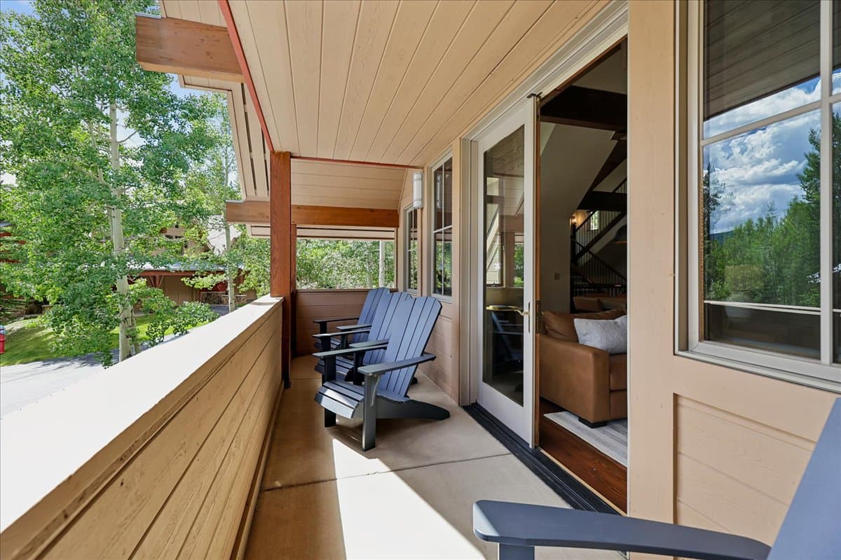 Balcony - Trail Nest - Breckenridge Vacation Rental