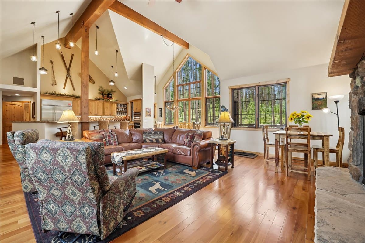 Living Area  - Highland Heaven - Breckenridge Vacation Rental