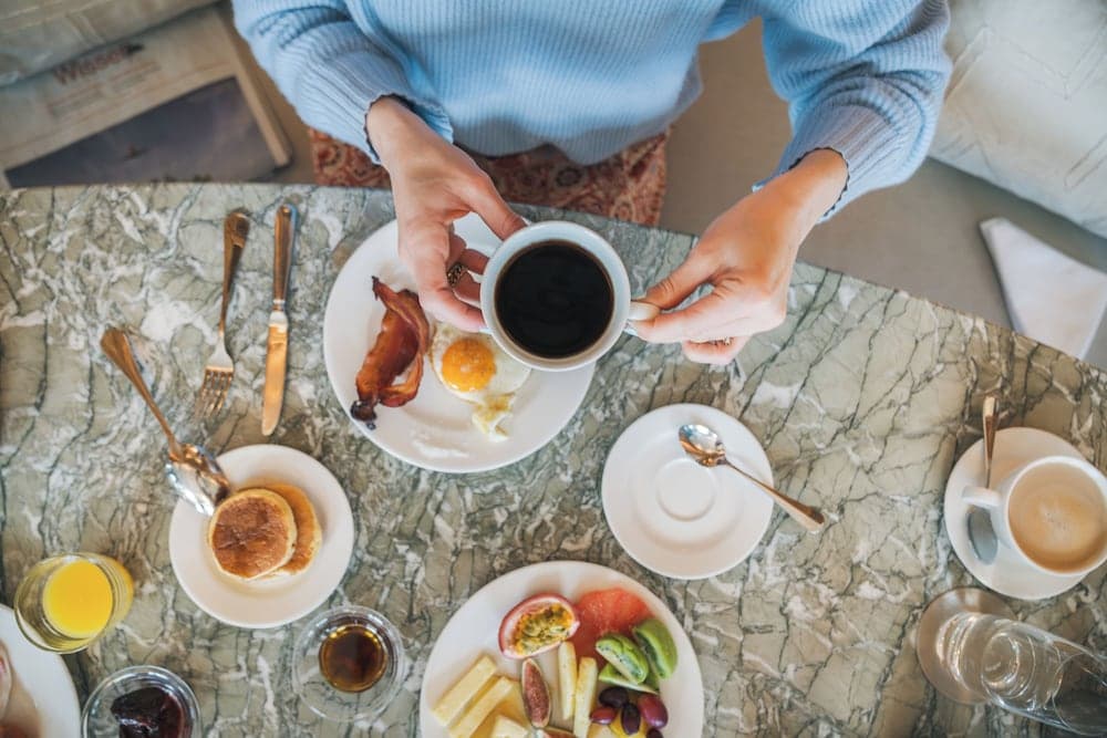 Breakfast buffet