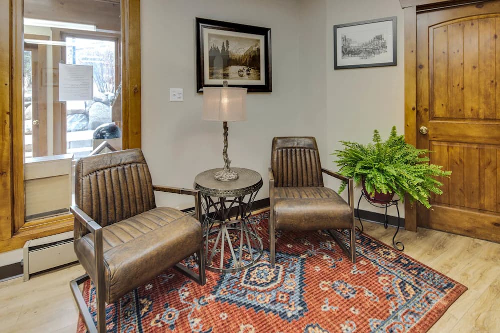 Lobby sitting area