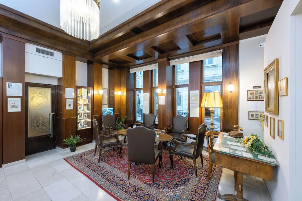 Lobby sitting area