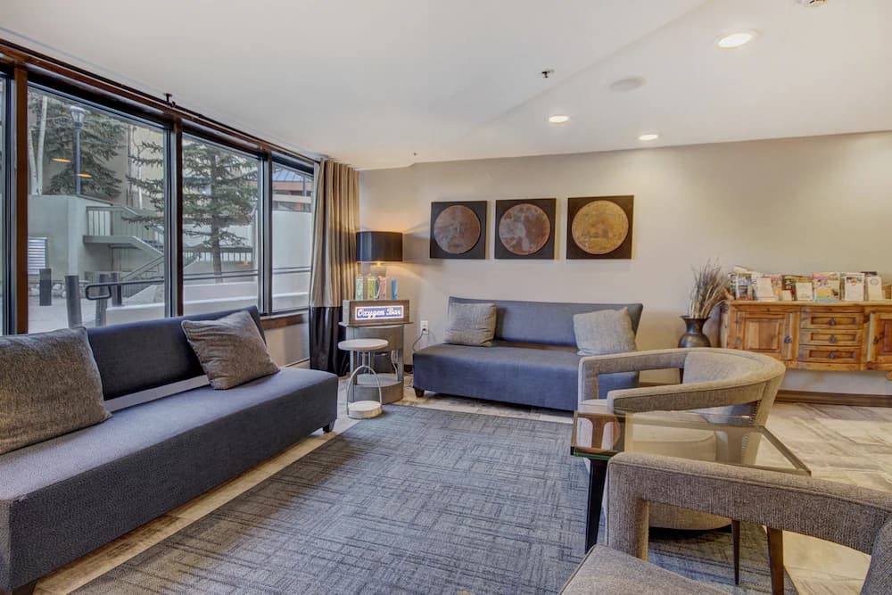 Lobby sitting area