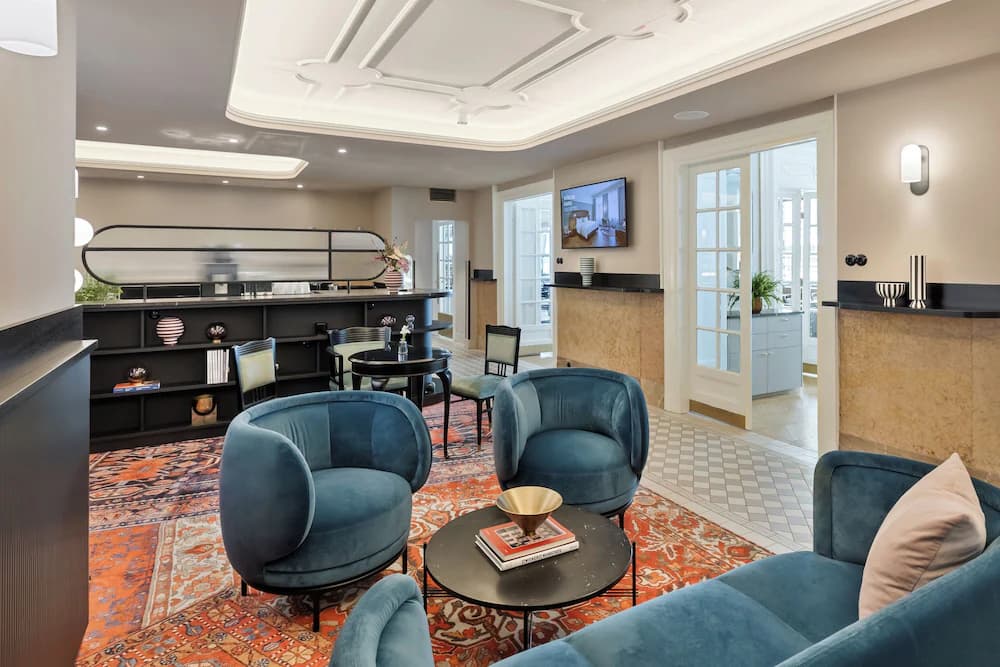 Lobby sitting area
