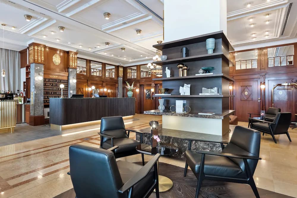 Lobby sitting area