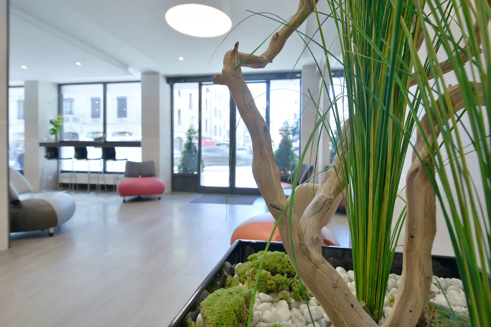 Lobby sitting area