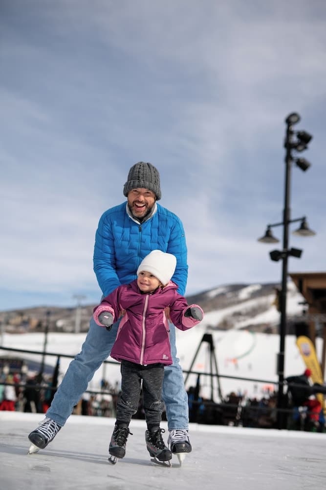 Ice skating