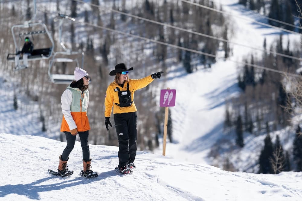 Snowshoeing