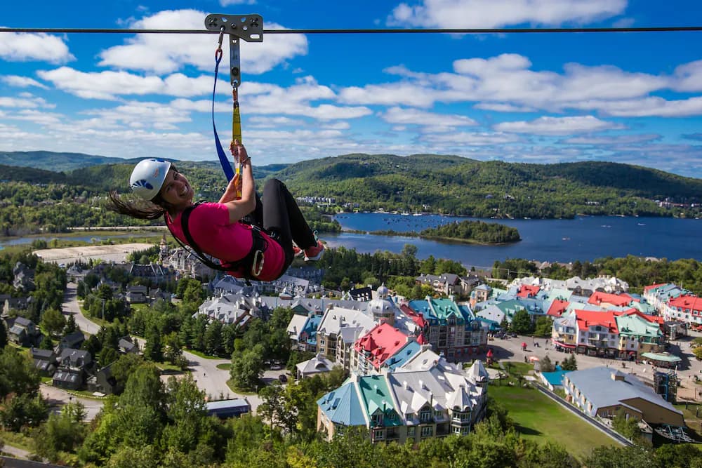 Ziplining
