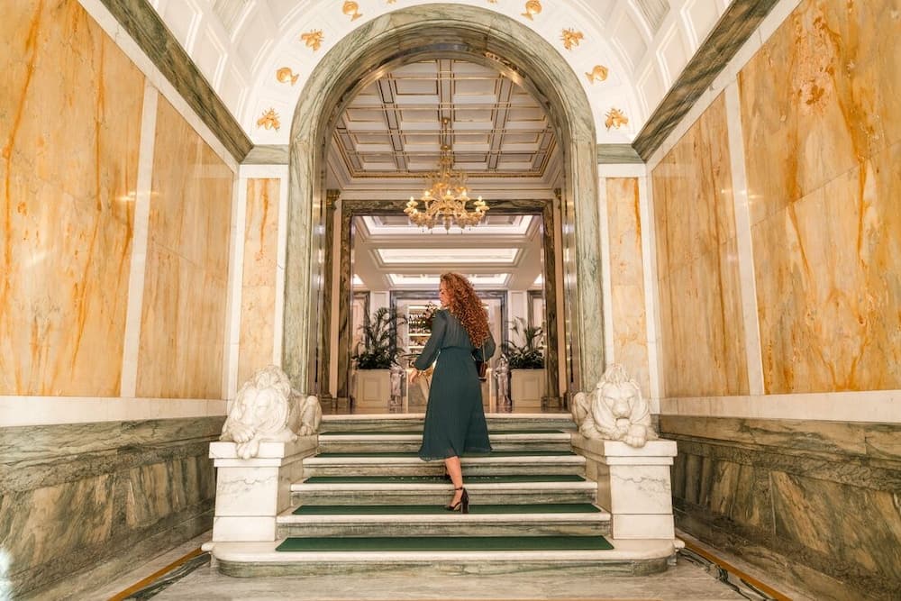Interior entrance