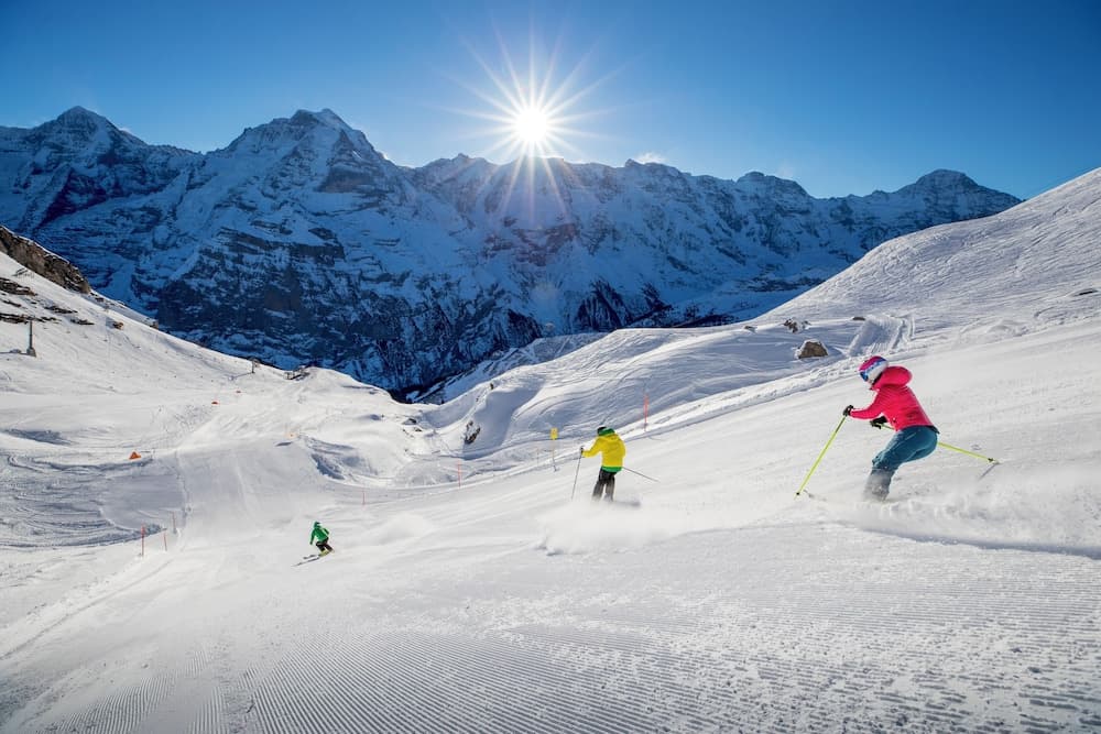 Skiing