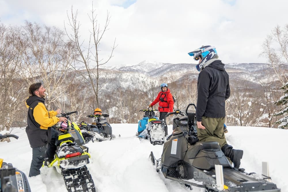 Snowmobiling