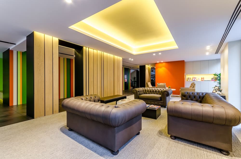 Lobby sitting area
