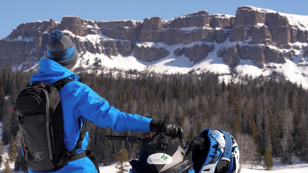 Snowmobiling