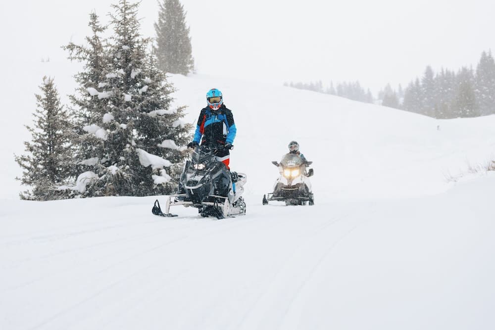 Snowmobiling