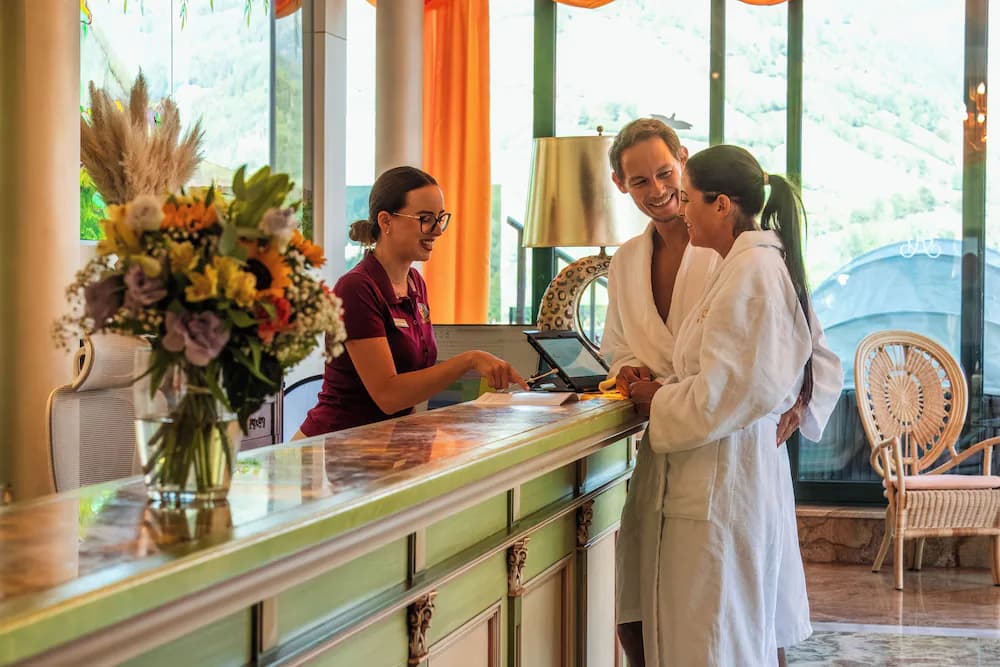 Spa reception