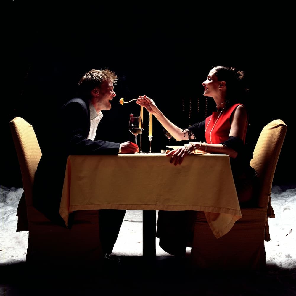 Couples dining