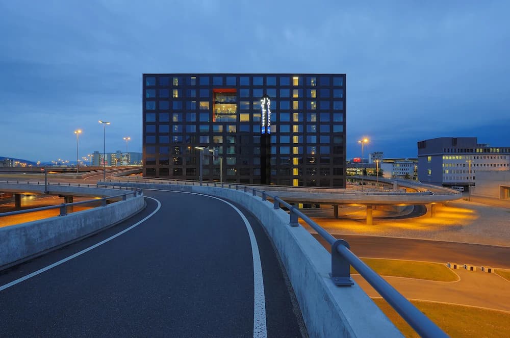 Front of property - evening/night