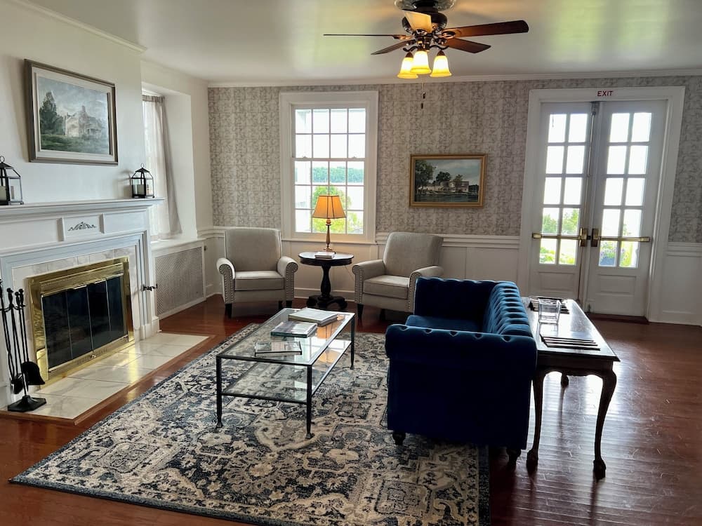 Lobby sitting area