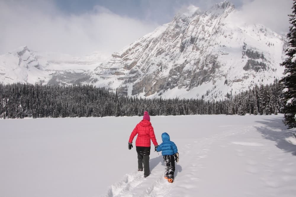 Snowshoeing
