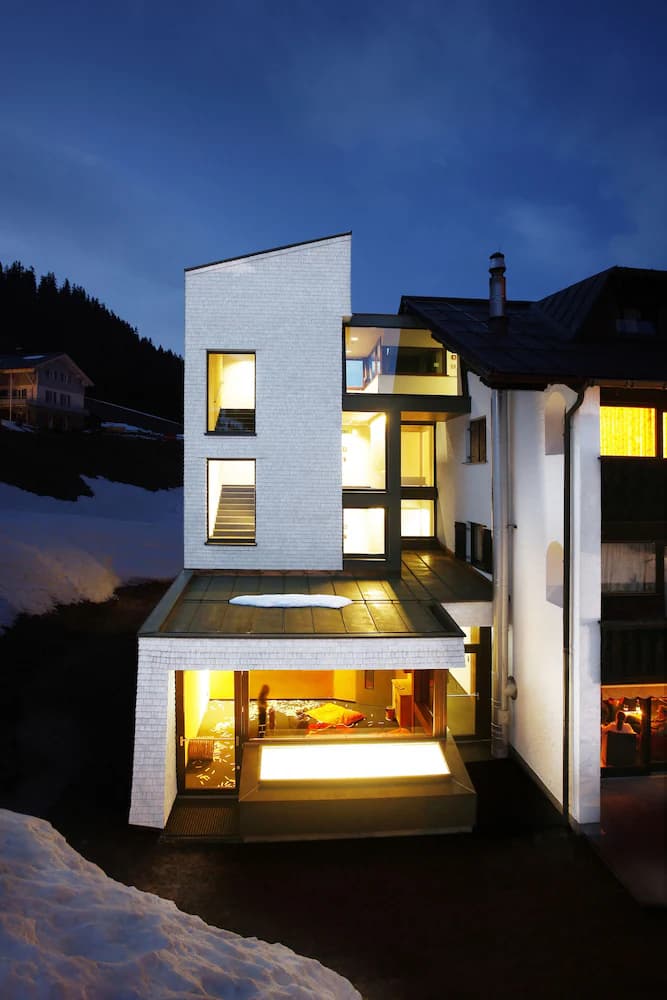 Front of property - evening/night