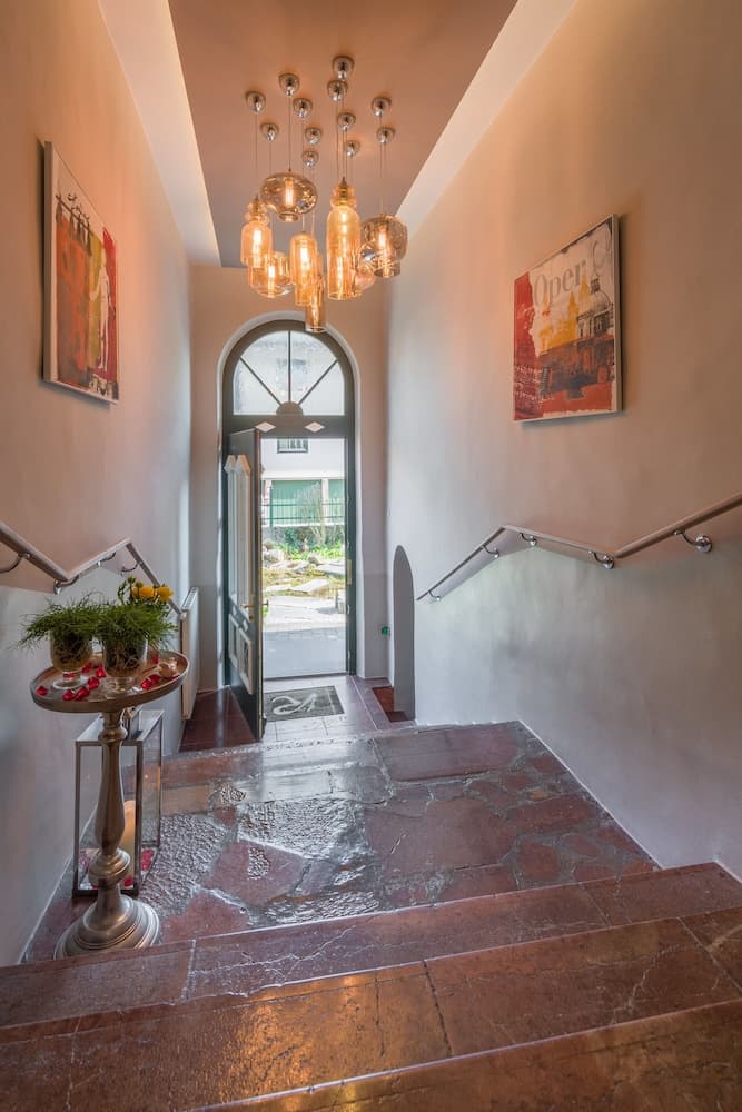 Interior entrance