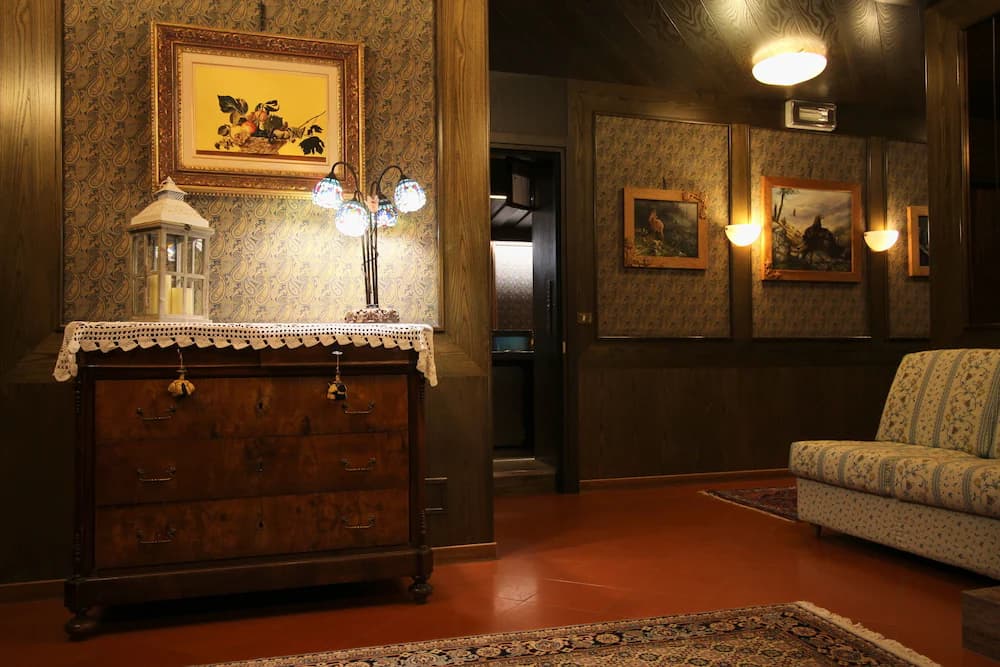 Lobby sitting area