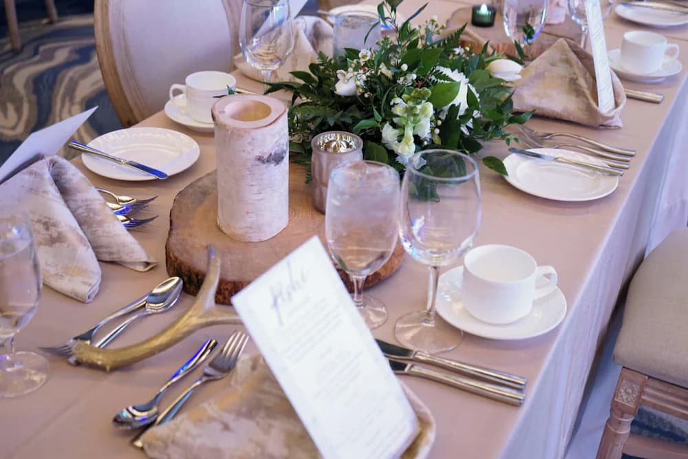 Indoor wedding