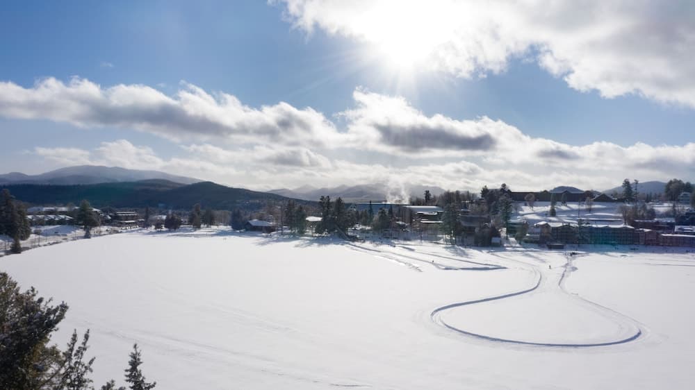 Snowmobiling