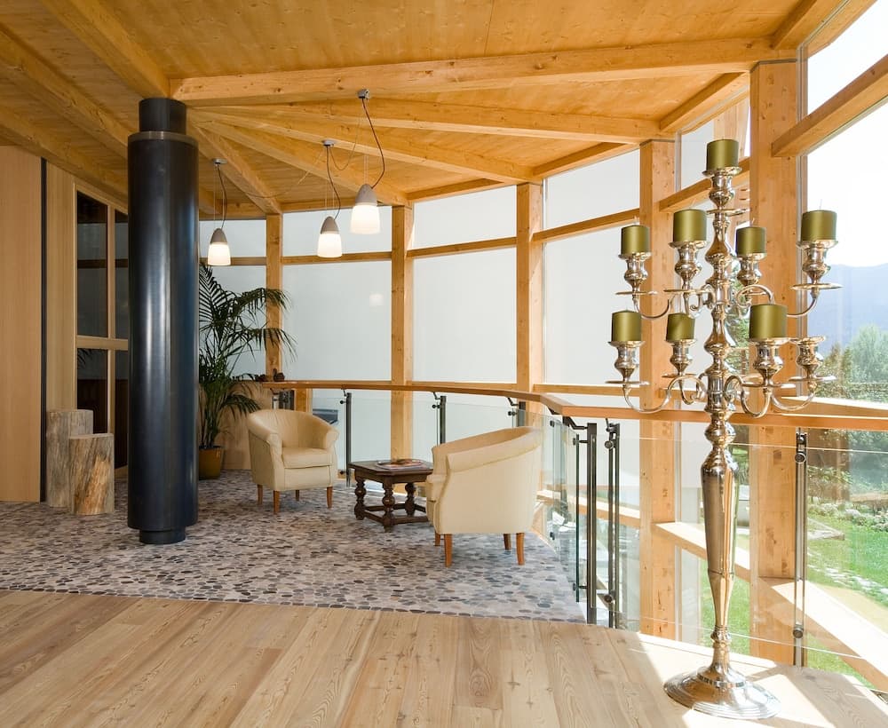 Interior entrance
