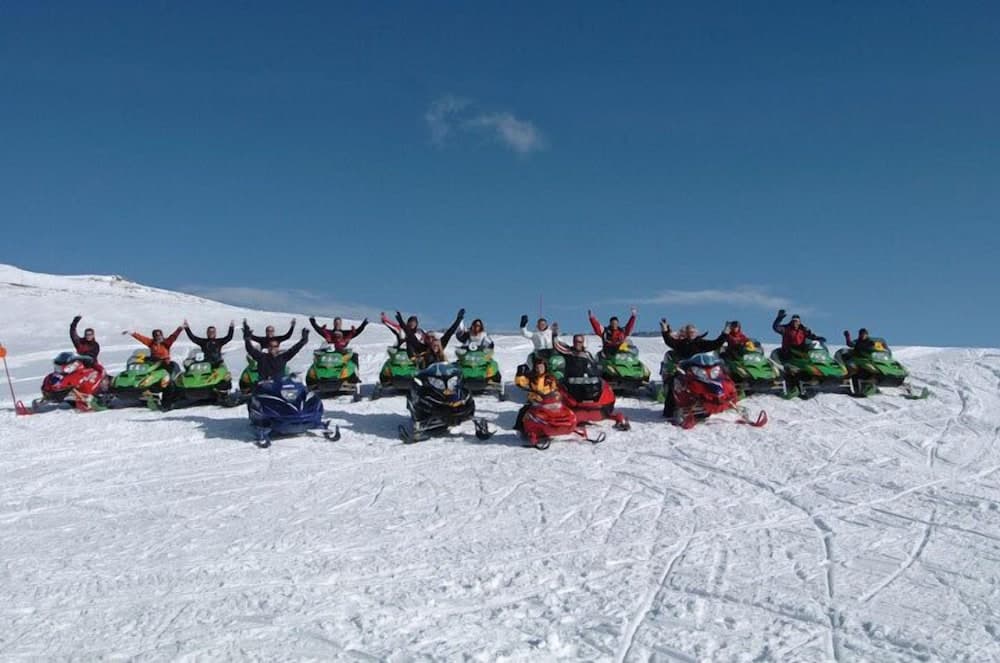Snowmobiling