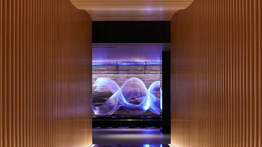 Interior entrance