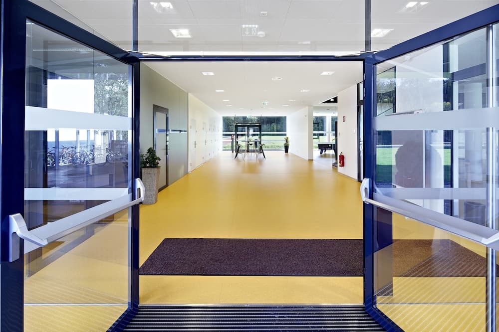 Interior entrance