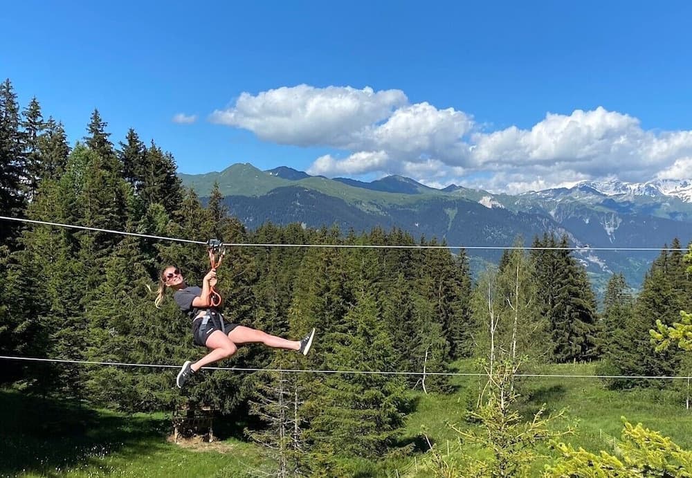 Ziplining