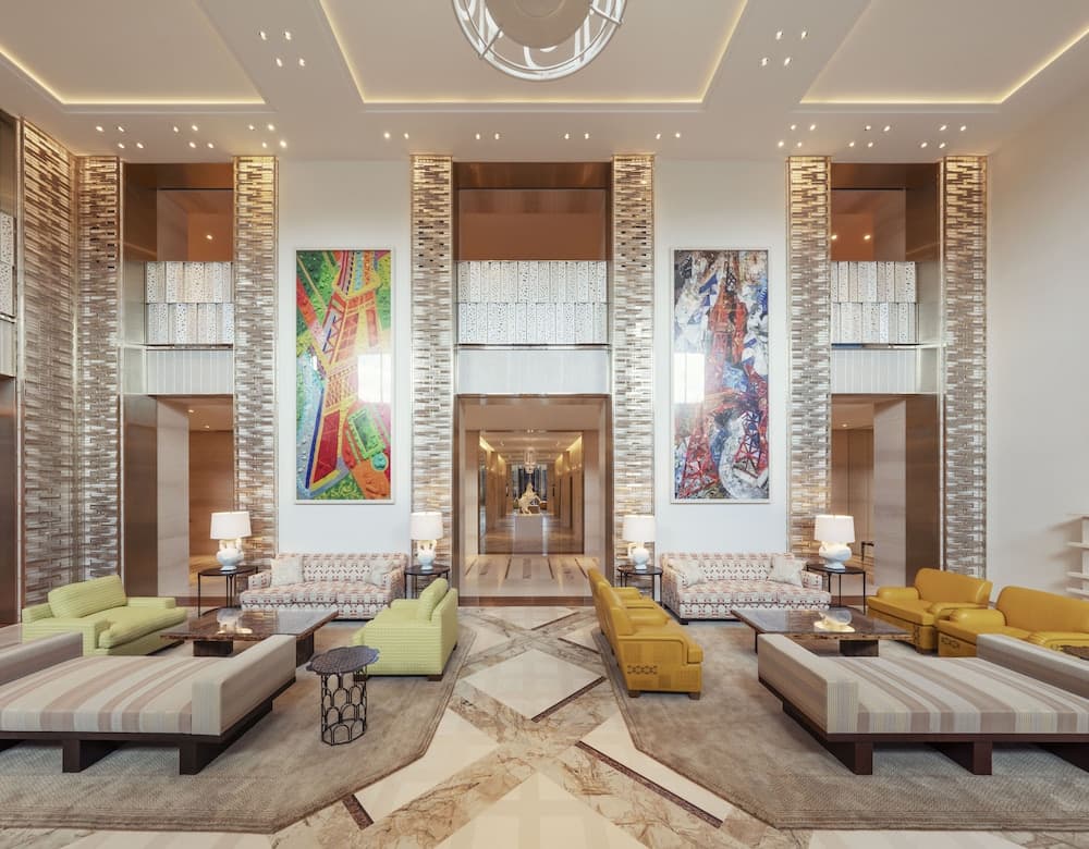Lobby sitting area