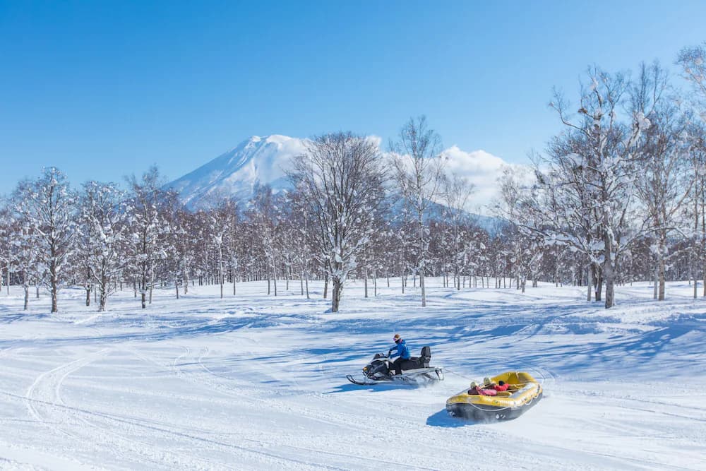 Snowmobiling