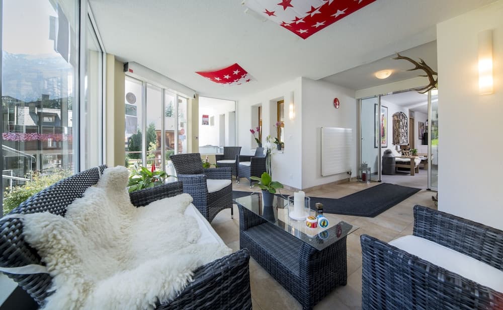 Lobby sitting area