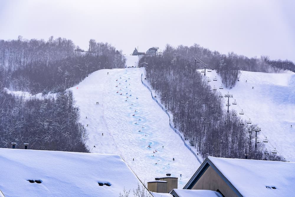 Skiing