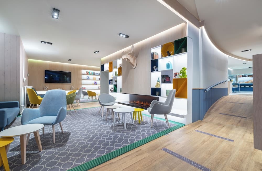 Lobby sitting area
